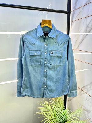 True Religion Sky Super Premium Denim Shirt F3026-SK True Religion Sky Super Premium Denim Shirt F3026-SK