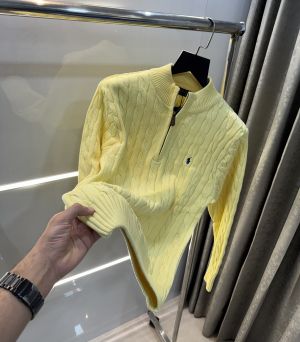 Ralph  Lauren Yellow Knitted Premium Pull Over Ralph  Lauren Yellow Knitted Premium Pull Over