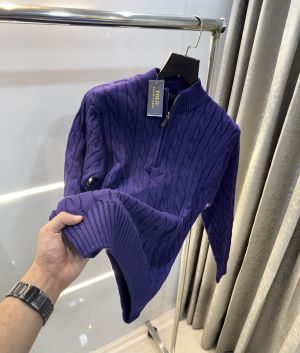 Ralph  Lauren Purple Knitted Premium Pull Over Ralph  Lauren Purple Knitted Premium Pull Over