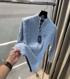Ralph  Lauren Sky Blue Knitted Premium Pull Over Ralph  Lauren Sky Blue Knitted Premium Pull Over