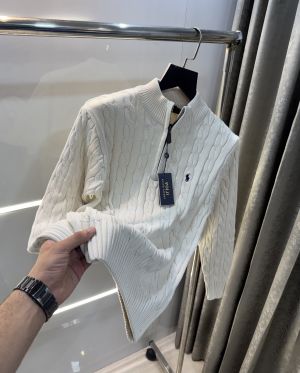 Ralph  Lauren Cream Knitted Premium Pull Over Ralph  Lauren Cream Knitted Premium Pull Over