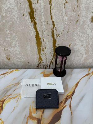 Guess Noelle Zipper Wallet With Box And Dust Bag (Black-GXD006) Guess Noelle Zipper Wallet With Box And Dust Bag (Black-GXD006)