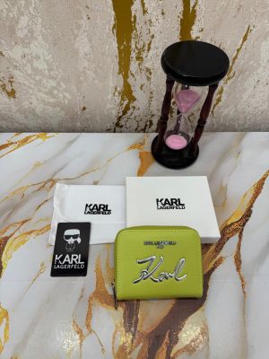 Karl Lagerfeld Paris Premium Wallet With Box (KXD016-Green) Karl Lagerfeld Paris Premium Wallet With Box (KXD016-Green)