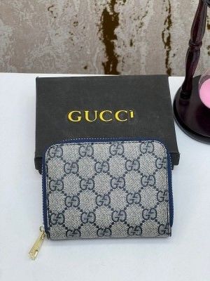 GUCC_I PREMIUM LADIES WALLET [ 8800-BLUE- BIG GG]