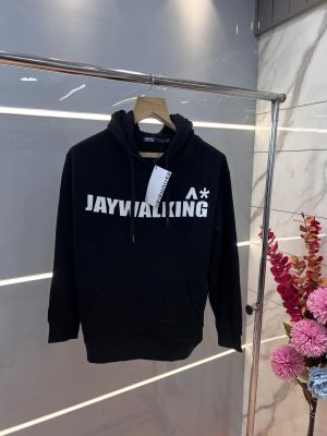 Jaywalking Black Imported Cotton Fleece Fabric Front Printed Regular fit Hoodie 3105 Jaywalking Black Imported Cotton Fleece Fabric Front Printed Regular fit Hoodie 3105