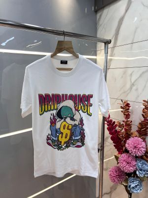 Drip House White Imported Premium Round Neck Printed Tshirt 3099 Drip House White Imported Premium Round Neck Printed Tshirt 3099