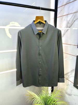 Hugo_Boss Grey Imported Super Premium Shirt F3142-GY Hugo_Boss Grey Imported Super Premium Shirt F3142-GY
