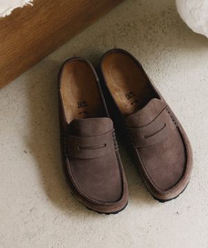 Birkenstock Naples Wrapped Suede Wine