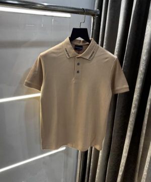 Emporio Arman i Beige Classic Imported Polo T-Shirt Emporio Arman i Beige Classic Imported Polo T-Shirt