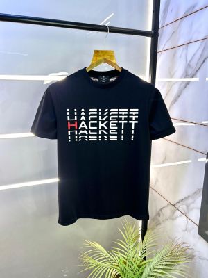Aston Martin Hacket t Black Round Premium Neck T-shirt F2848-B2 Aston Martin Hacket t Black Round Premium Neck T-shirt F2848-B2