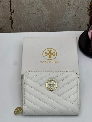 TORY_BURCH_PREMIUM_QUALITY_AROUND_ZIP_WALLET_WITH_BOX_(WHITE-202)