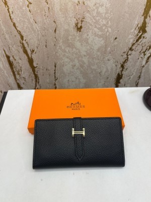 HERMES PREMIUM WALLET WITH OG BOX- 5123 - (BLACK)