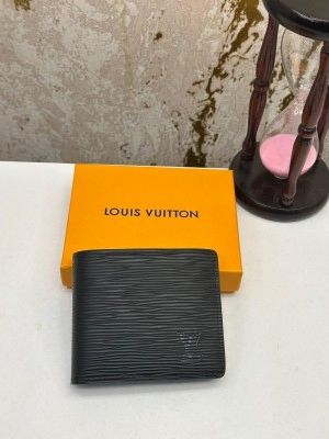 LOUIS_VUITTON BLACK PREMIUM WALLET WITH OG BOX MODEL NO - 40