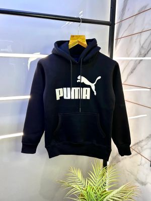 Pum a Imported Black Printed Super Premium Hoodie F2975-B2 Pum a Imported Black Printed Super Premium Hoodie F2975-B2
