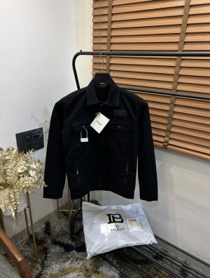 Balmai_n Turkey Imported Very Premium Highly Detailed Denim Z. Black Jacket