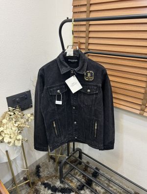 Balmai_n Turkey Imported Very Premium Highly Detailed Denim Black Jacket