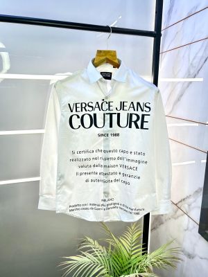 Versace Couture White Premium Shirt With Brand Box Packing And Carry Bag F1450-WH