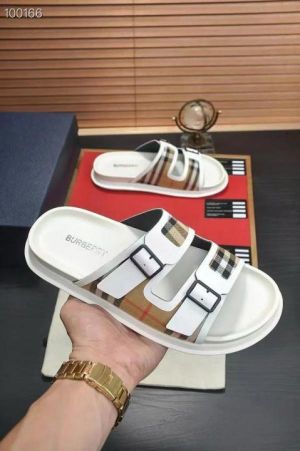 _Burberry_Chex_Double_Strapes_Premium_Slides_With_Og_Box