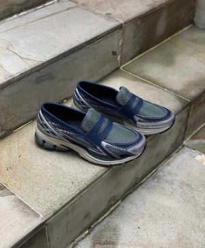 New_Balance 1906L Silver Metallic Navy Loafer