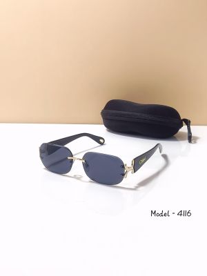 CHLOE 4116 BLACK WITH GOLD TOUCH LUXURY BRANDS DESIGNER MODEL 1363