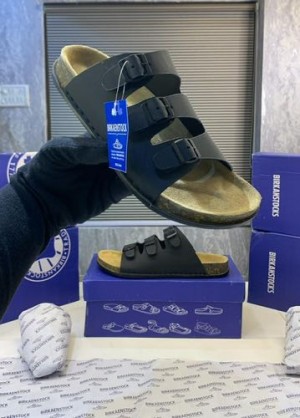 BIRKENSTOCK BLACK SLIDE