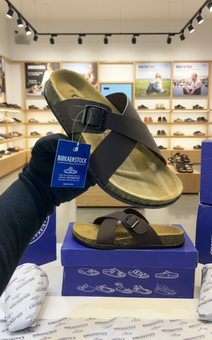 BIRKENSTOCK brown SLIDE