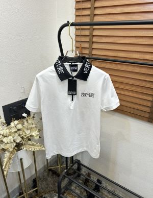 Versac_e Imported Very Premium Bio Washed Classic Polo T-shirt