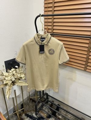 Versac_e Imported Very Premium Bio Washed Classic Polo T-shirt