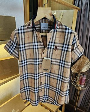 BUR BERRY COLLAR SHIRT KHAKHI M164-KH