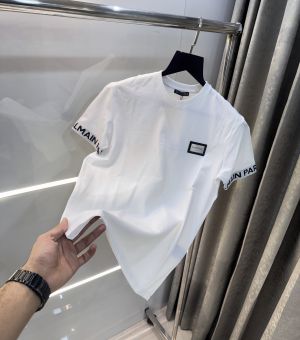 Balmai n Paris White Designer Imported T-Shirt