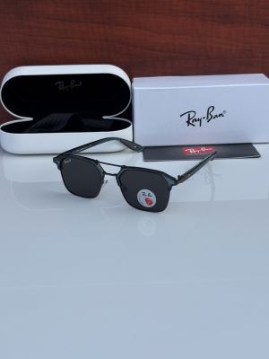 Rayban 04 blue black polarized lens 