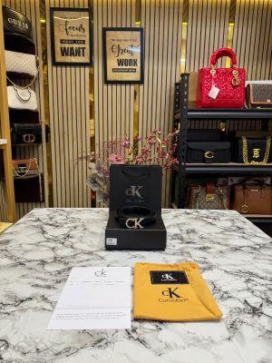 Calvin_Klein Premium Quality Belt Crystal Coded Buckle With Box And Dust Bag Including Carry Bag (15-Black)