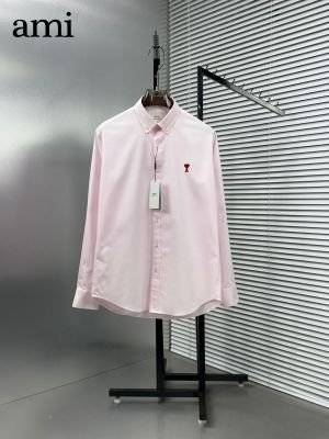 Ami_Paris Full sleeves imported shirt pink 
