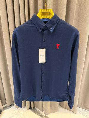 Ami_Paris imported shirt Nevy Blue 