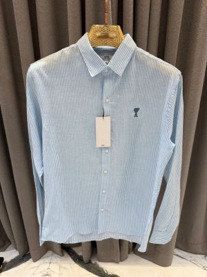 Ami_paris Linning imported shirt sky