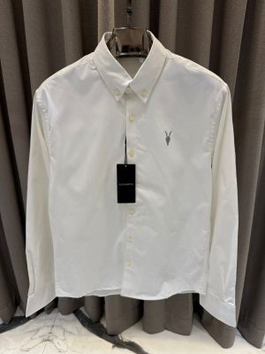All_saints Chest logo Full sleeves imported shirt White 