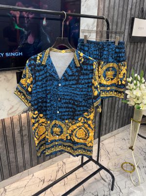 VERSACE IMPORTED ALL OVER DIGITAL PRINTED VERY PREMIUM CORD SET MR169