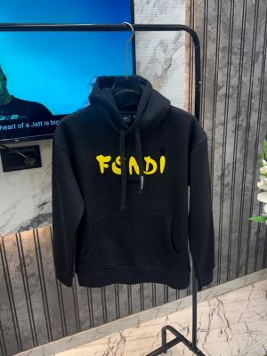 Fendi.Roma.Imported.Front.Letter.Embossed.Very.Premium.Fleece.Hoodie.MR192