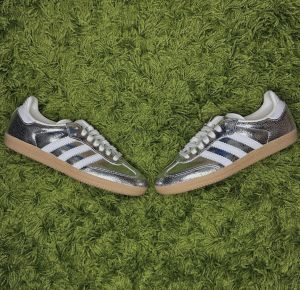 Adida_s Samba OG Silver Metallic Cracked Leather Women