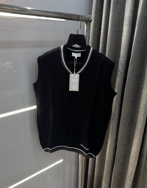 Coac_h Black Knitted Premium Sleeveless Pull Over