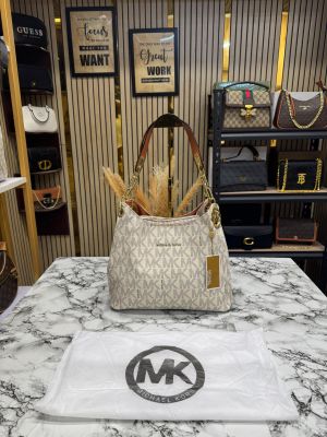 Michael_Kors Fulton Handbag With Dust Bag (Beige)