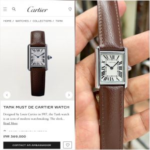 _Cartier_Tank_Brown_Ladies