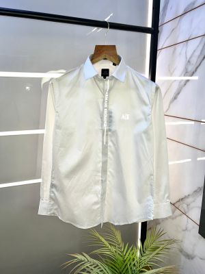 Arman_i Exchange Reflective White Premium Shirt With Brand Box Packing And Carry Bag F2954-WH