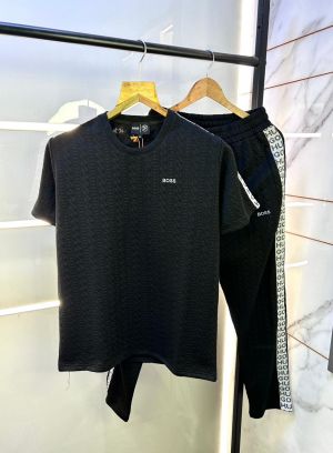 Hugo_Boss Black Imported Premium Track Suit Brand Carry Bag Packing F3065-BL