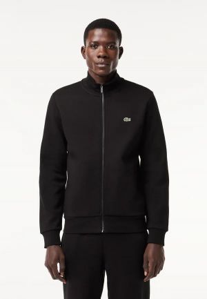 Lacost_e Chest Logo Track Suit Black