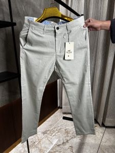 Hollister light green pista linenpants Chinos