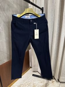 Hollister Navy blue linen pants Chinos