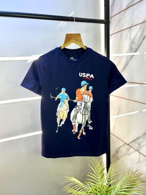 Us Polo Navy Round Premium Neck T-shirt F2838-NY