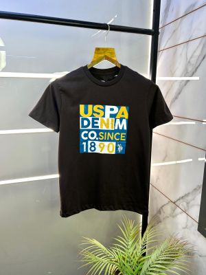 Us Polo Brown Round Premium Neck T-shirt F2838-BR