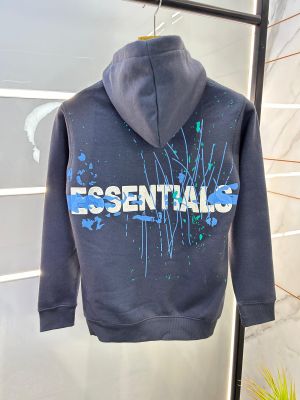 Essential Imported Back Printed Dark Grey Super Premium Hoodie 1213